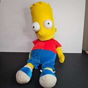Bart Simpson Plush Stuffed Doll 25” Nanco 2005 20th Century Fox The Simpsons